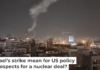 Smoke rises over Tehran, Iran, following an Israeli strike on June 13, 2025. SAN/Middle East Images/AFP via Getty Images